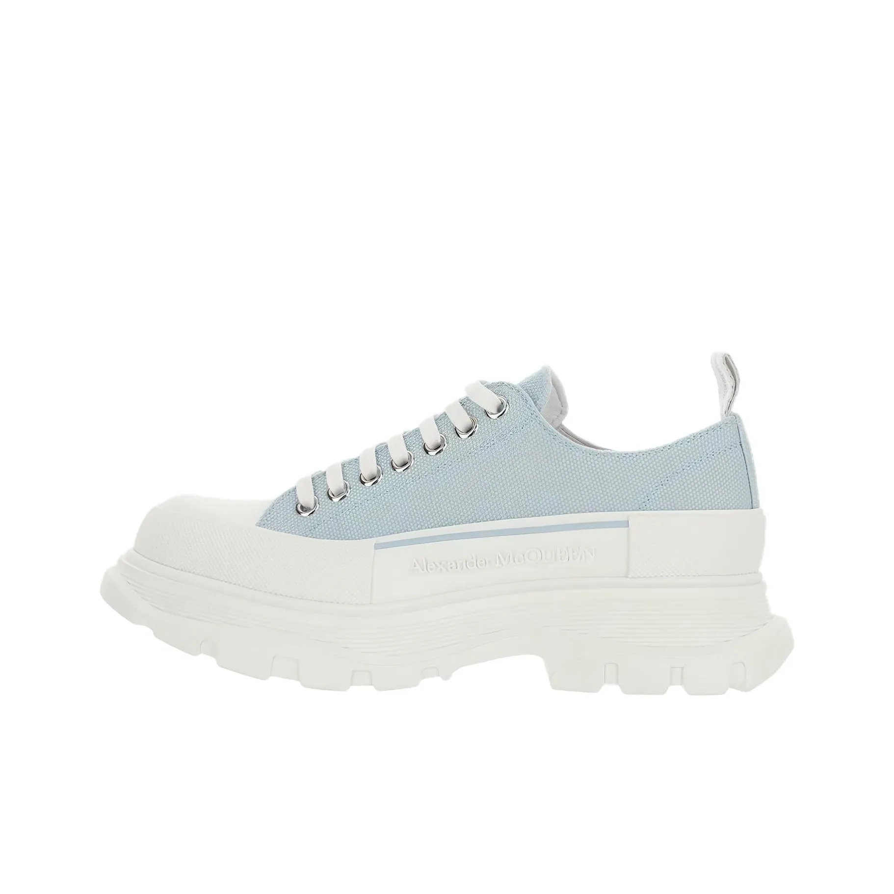 Alexander McQueen Tread Slick Casual Shoes Men Low Top Sky Blue