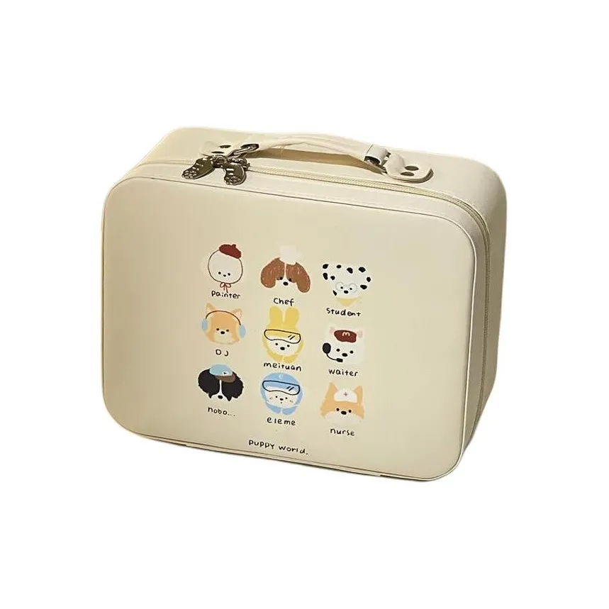 RULINSHI Милый Большой Объем GOOD Looking Портативный Водонепроницаемый На открытом воздухе Косметика Хранение Коробка Макияж Косметичка для путешествий