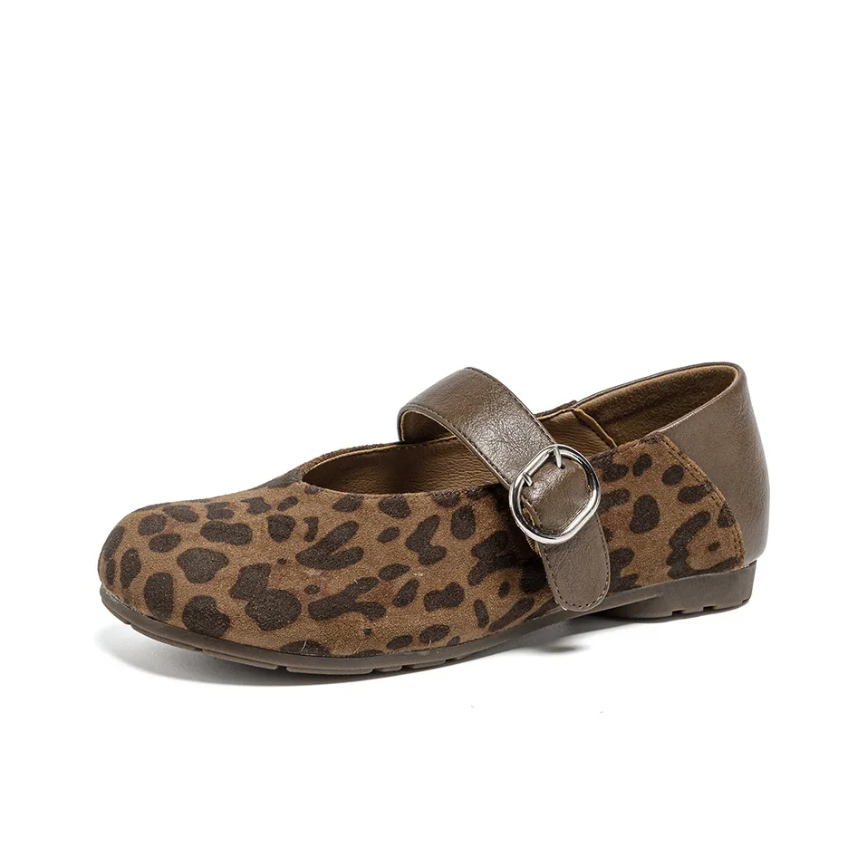 Ouumeis Grandma Обувь Плоская подошва Туфли Мэри Джейн Женские