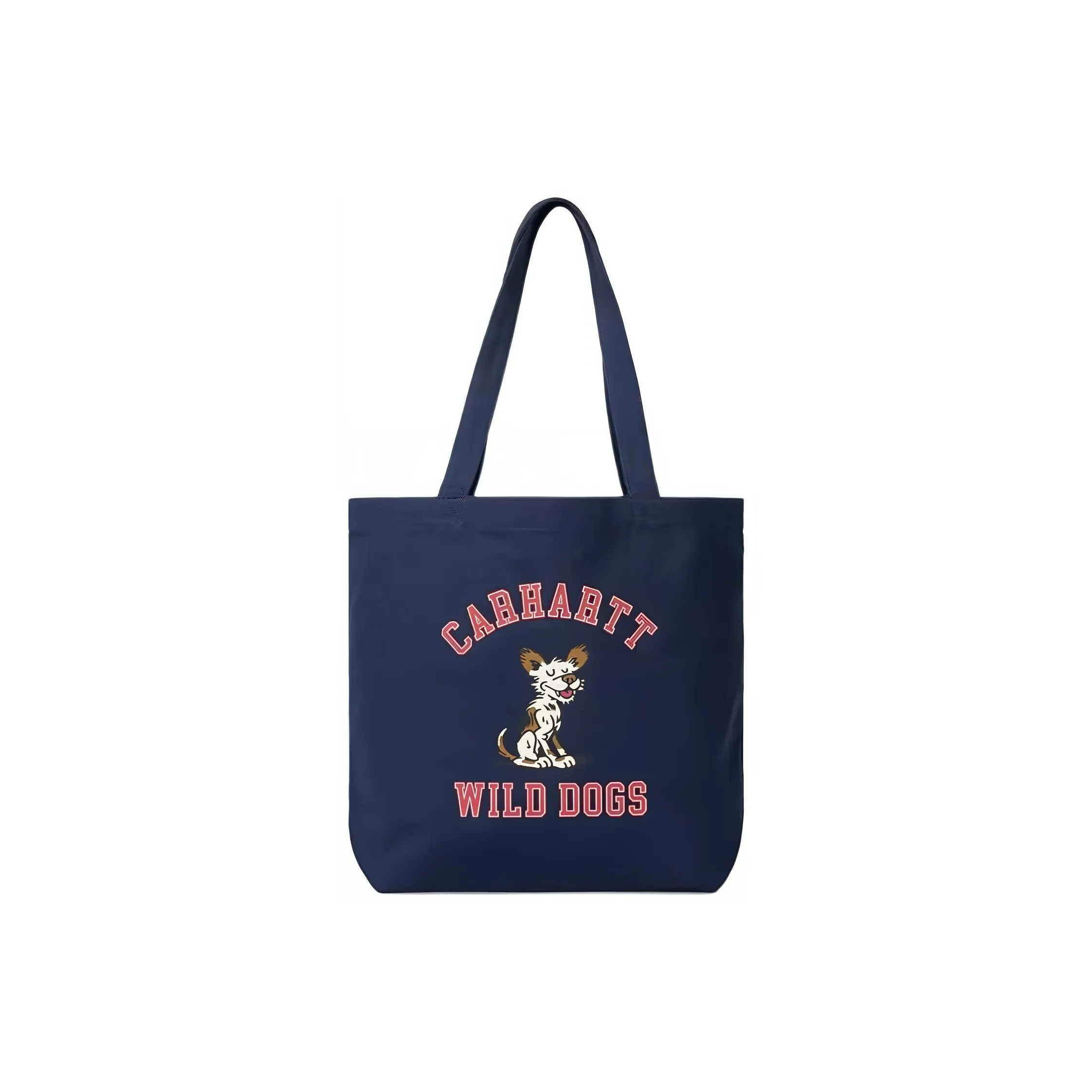 Carhartt WIP Холст Сумка-тоут Унисекс Дикий Собака с принтом
