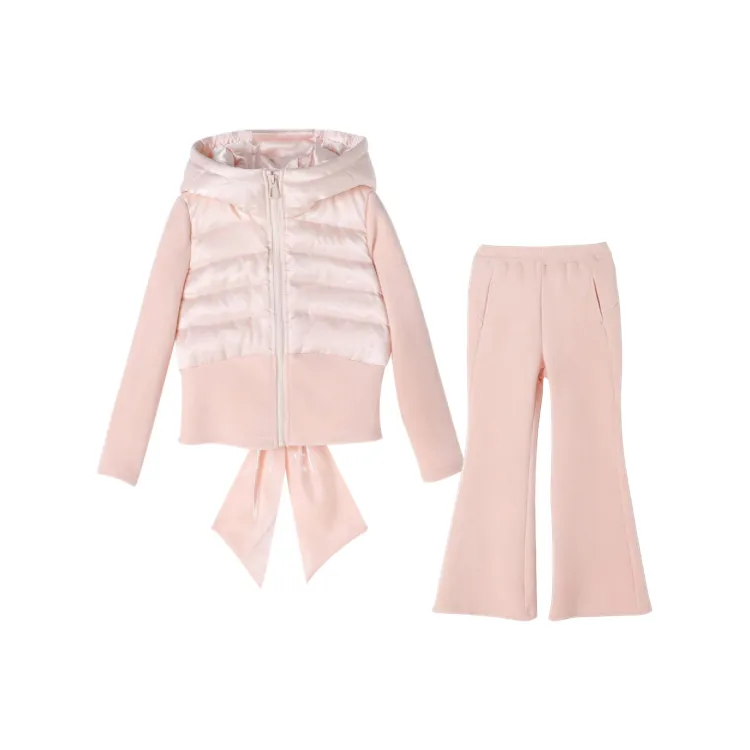 YUANYUAN GIRL Спортивный костюм зимний двухкомпонентный комплект для детей в возрасте 3-7 лет