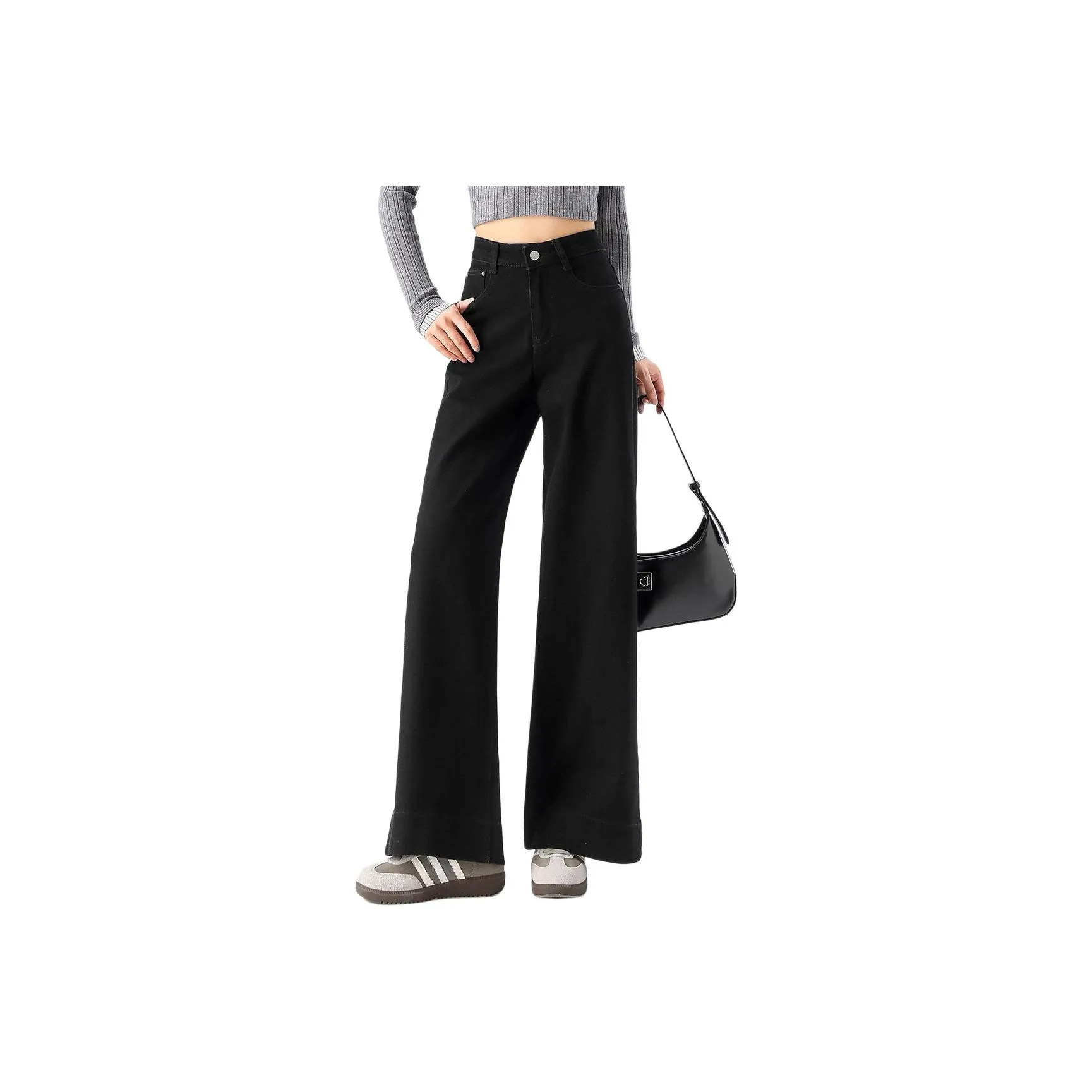 JEANSWEST Черные Женские Джинсы