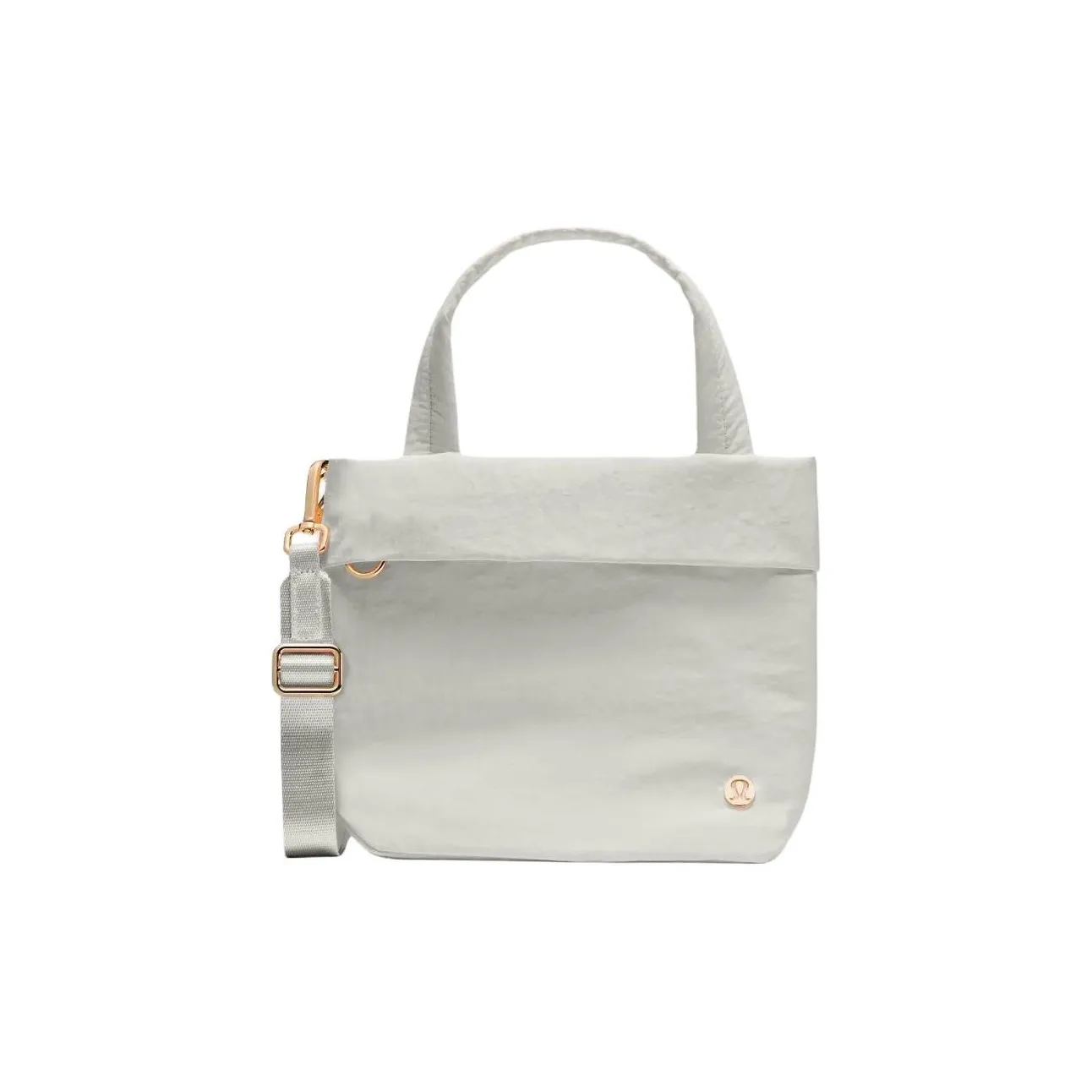 lululemon Нейлоновая сумка маленького размера женская светлый цвет слоновой кости