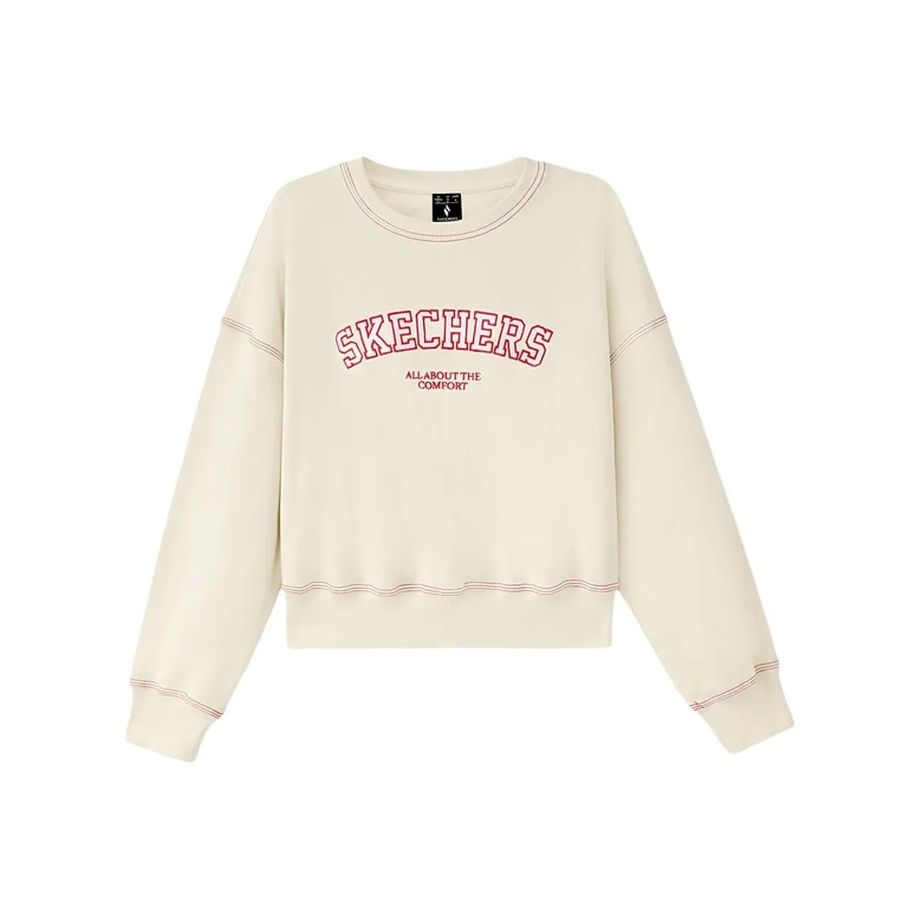 Skechers Ecru 029Y Женские Свитшоты