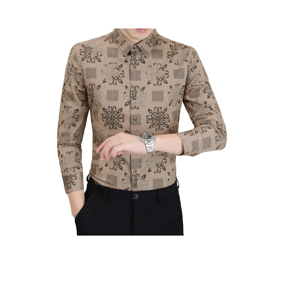 JIUDIIMAN Мужские рубашки