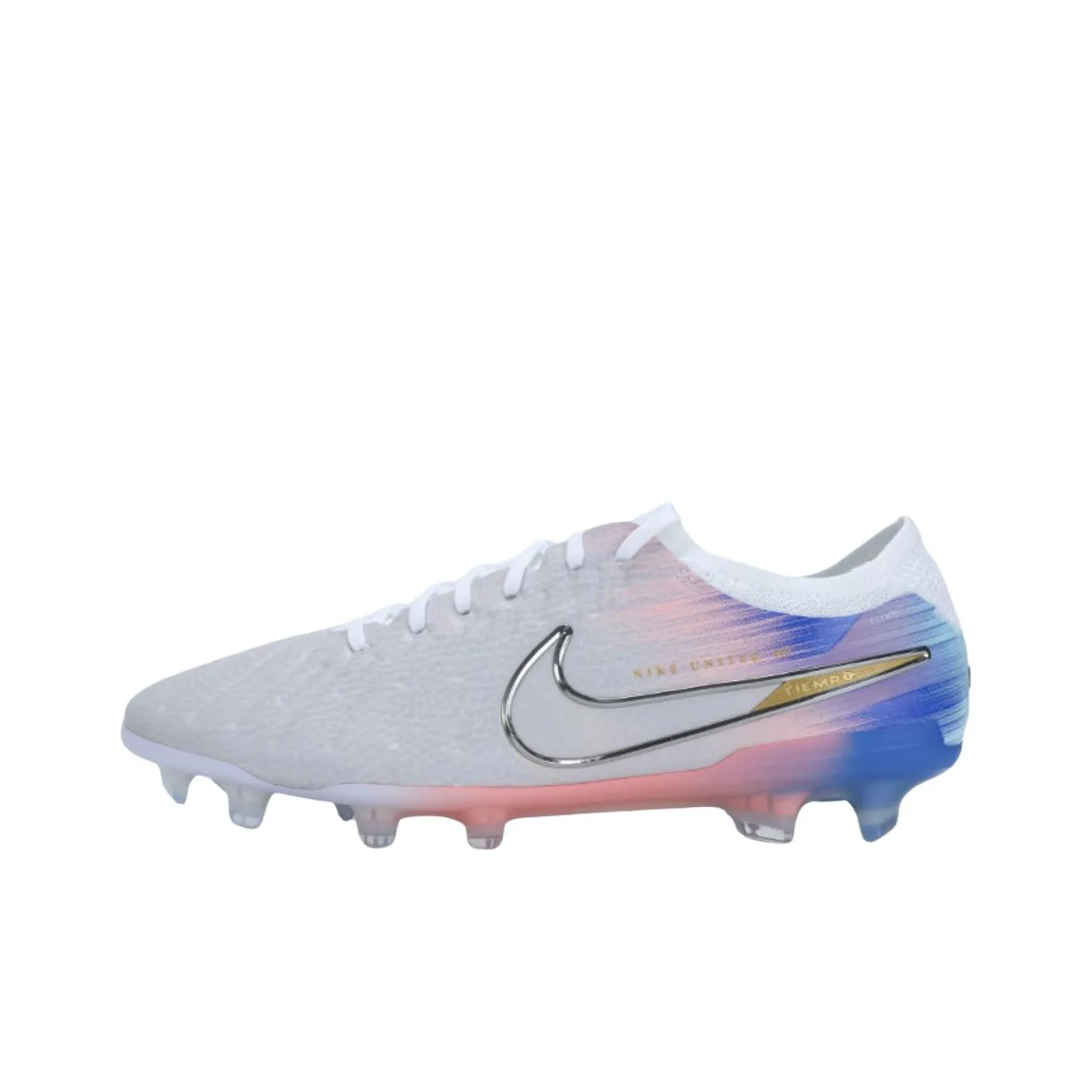 Nike Tiempo Legend 10 FG Твердый грунт противоскользящий устойчивый к истиранию дышащие футбольные бутсы унисекс серый