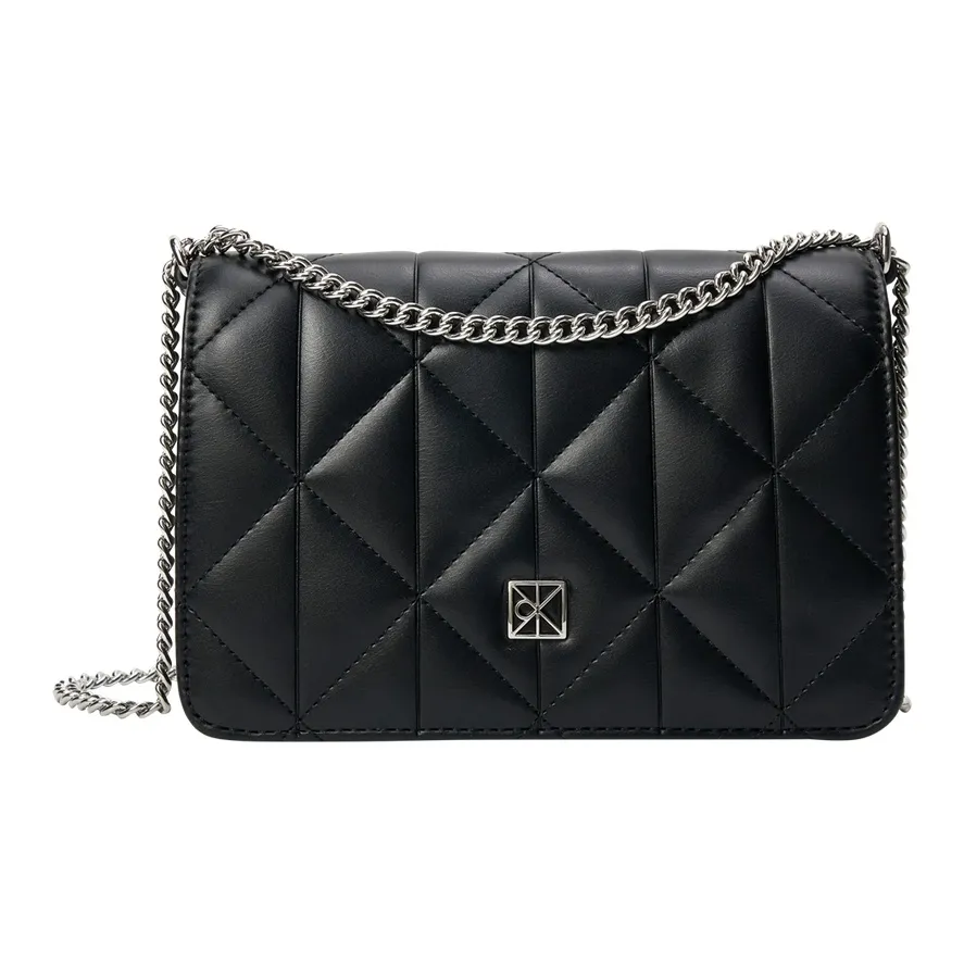 CALVIN KLEIN Синтетический материал Сумка через плечо Стандартная Женская Космический черный