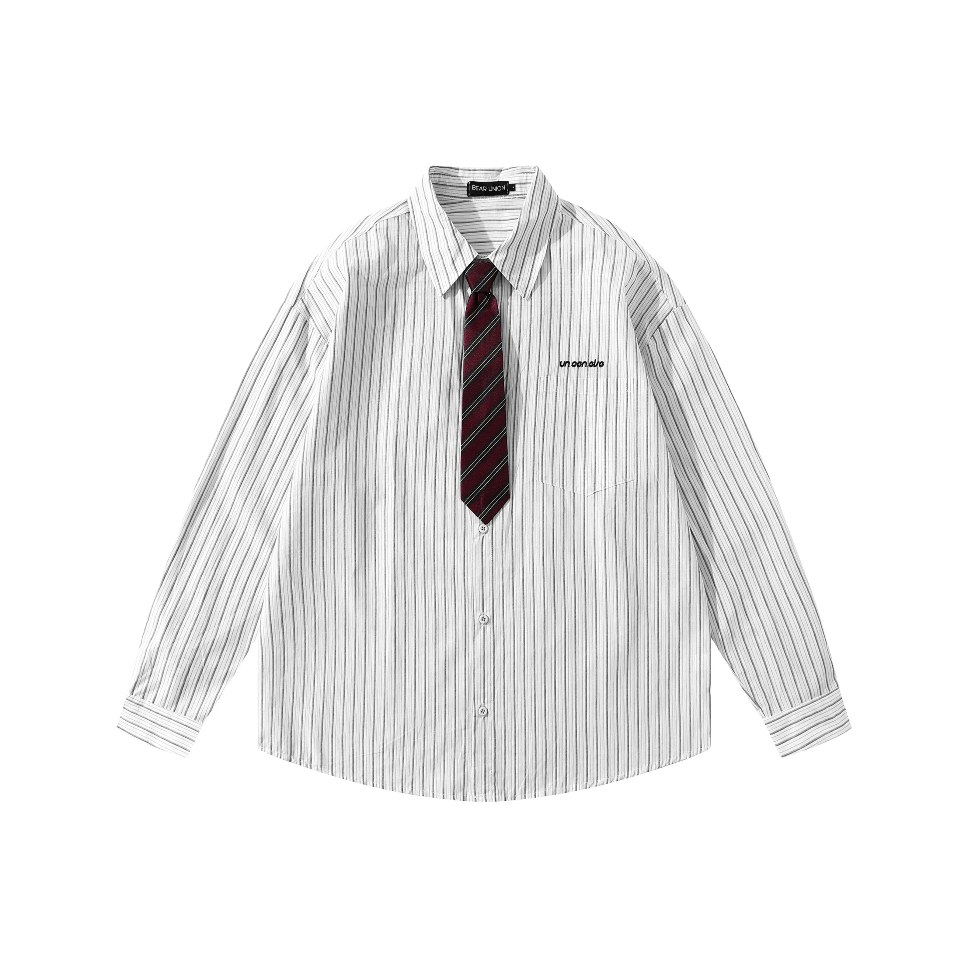 BEAR UNION Белый Унисекс Рубашки