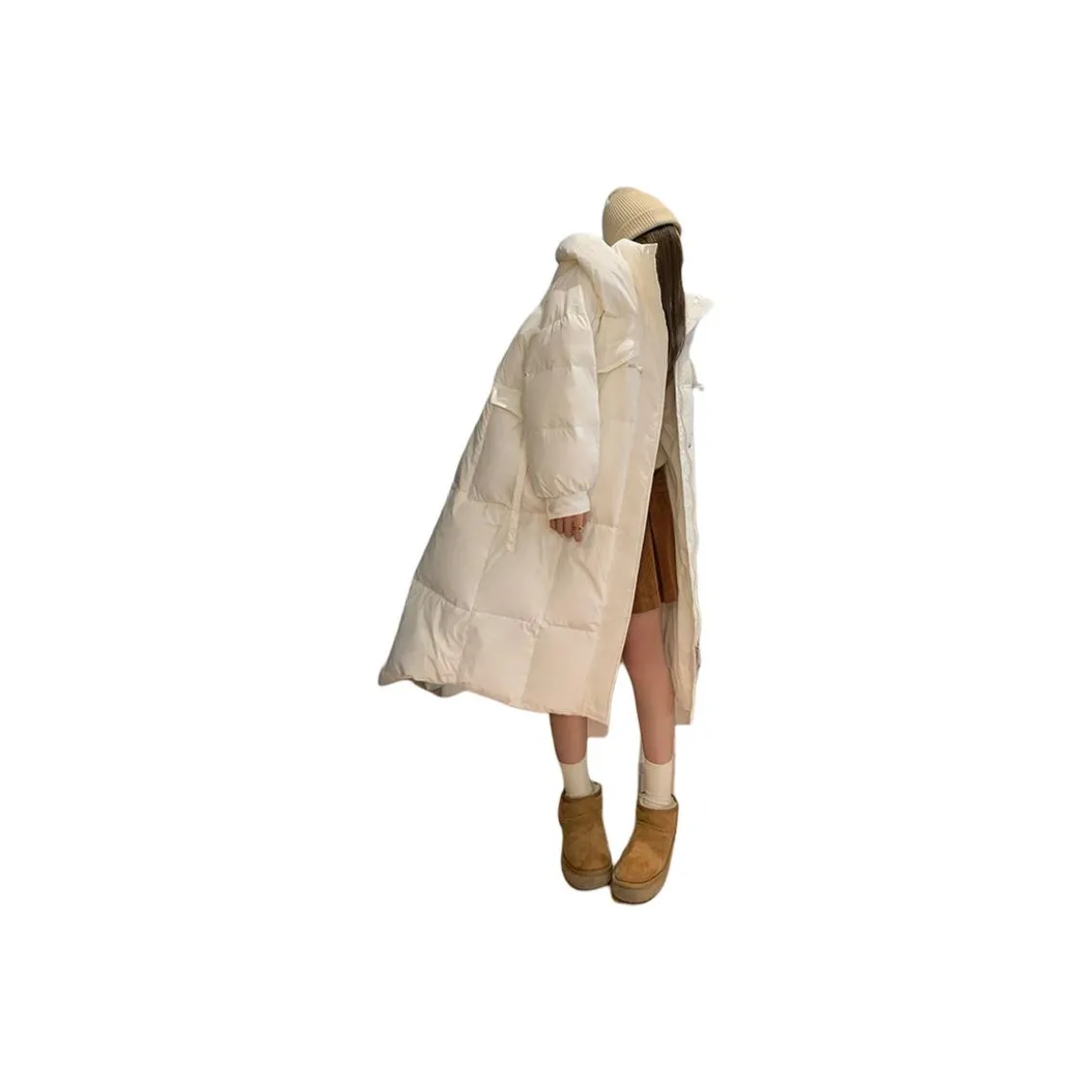 BONAS Белый Женские пуховики