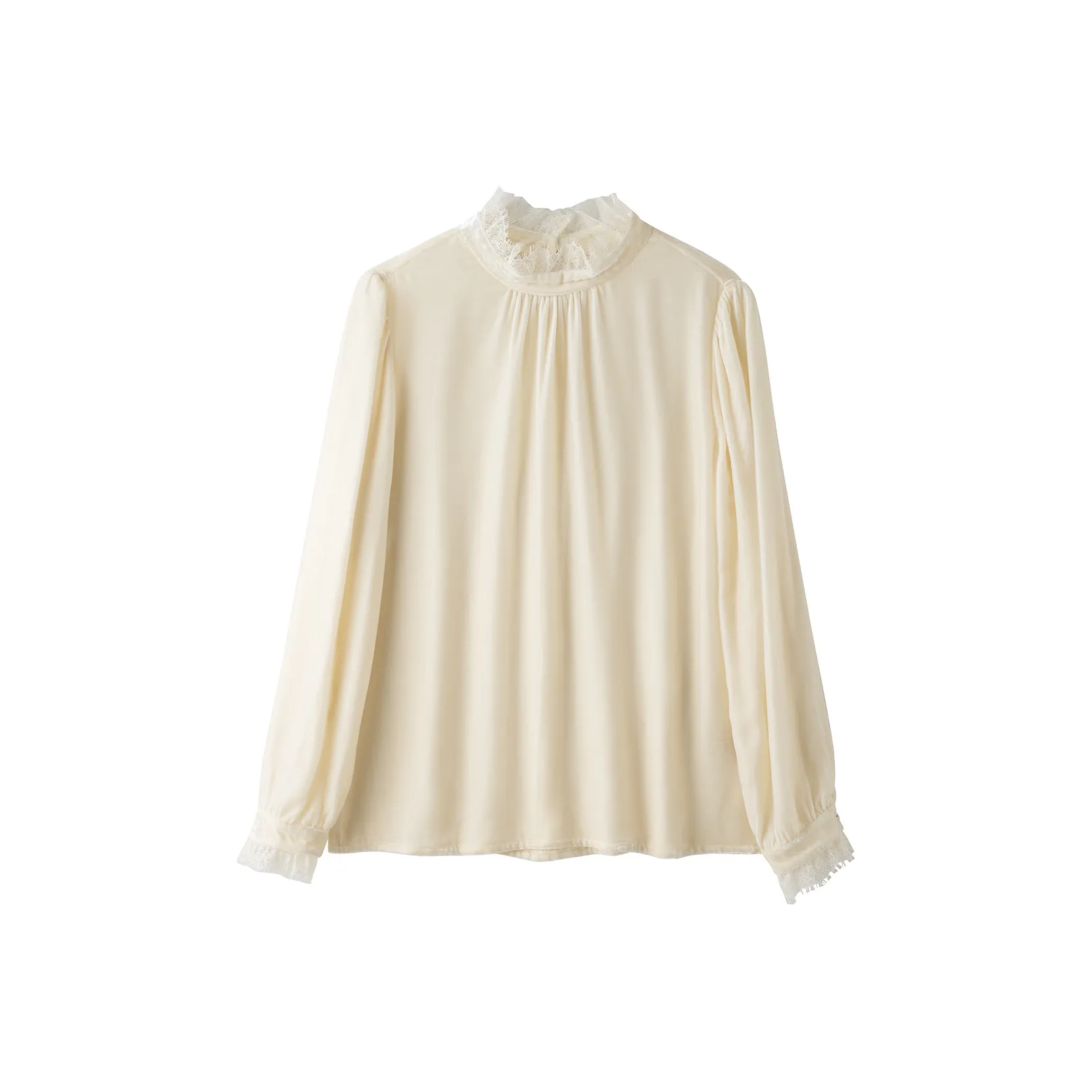 ZHEXI Белые Женские Рубашки