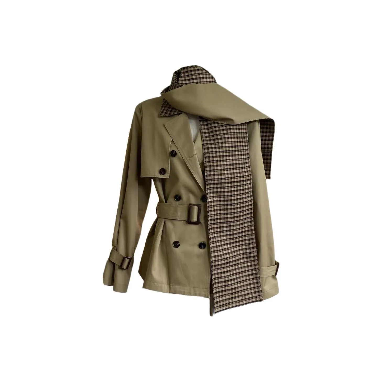 MORii Классический Хаки Женская Тренч