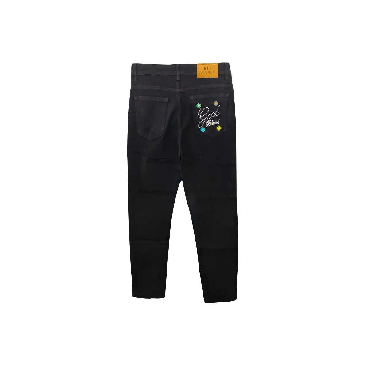 M17 STUDIO Черный [Нет Логотипа] Унисекс Джинсы