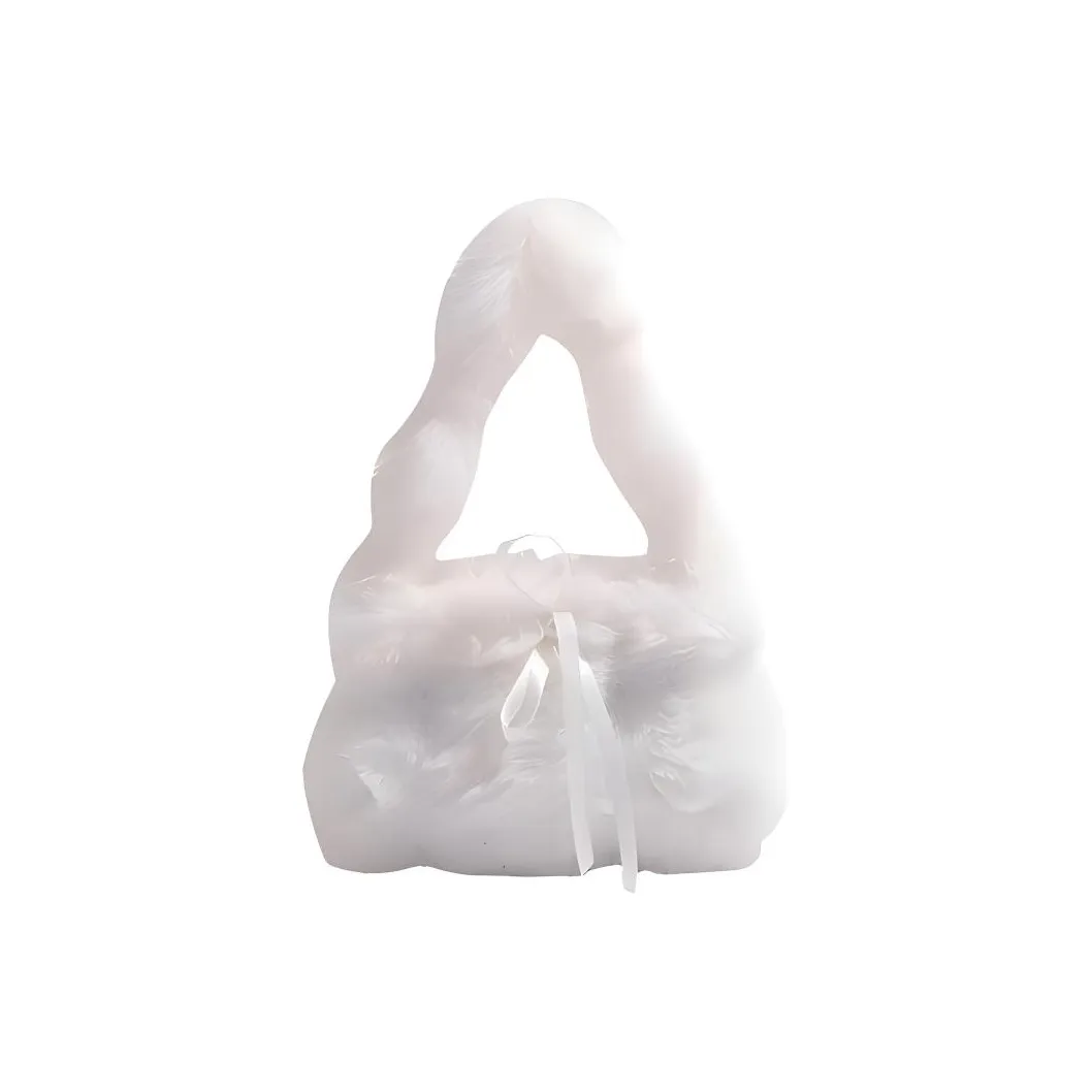 MINLUBAOLUO Плюшевая сумка стандартная женская белая