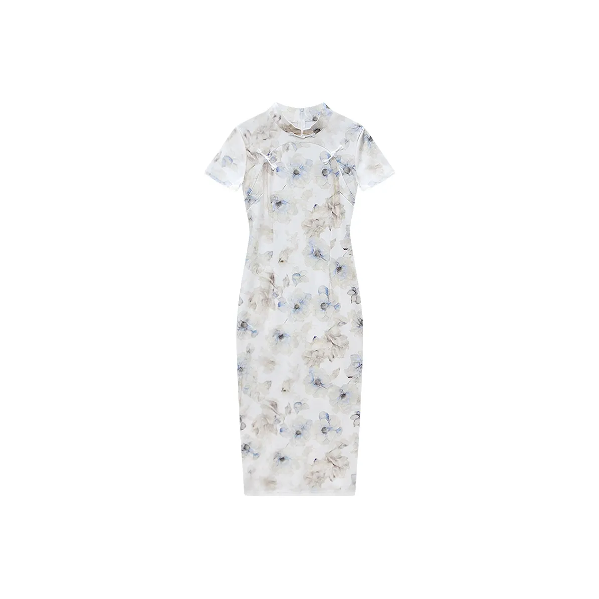 DITB Синий Чайный Коричневый Женский Ципао