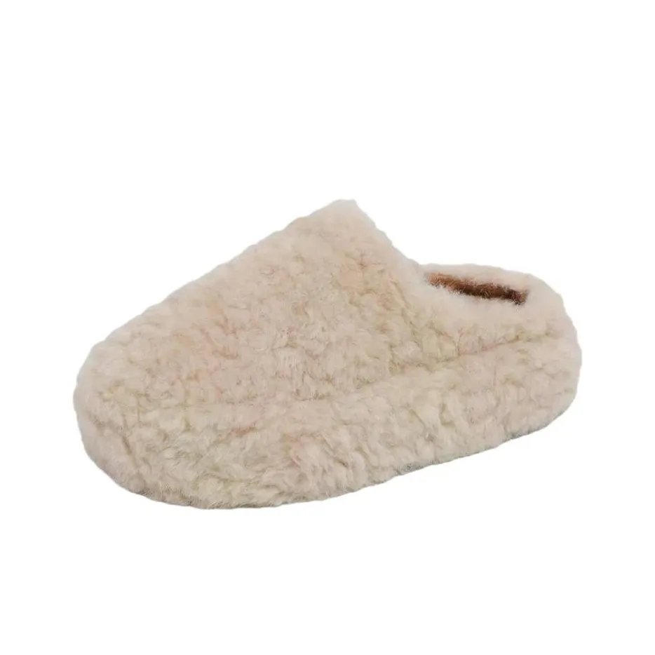 NB CROSS Флоковые противоскользящие домашние тапочки для женщин