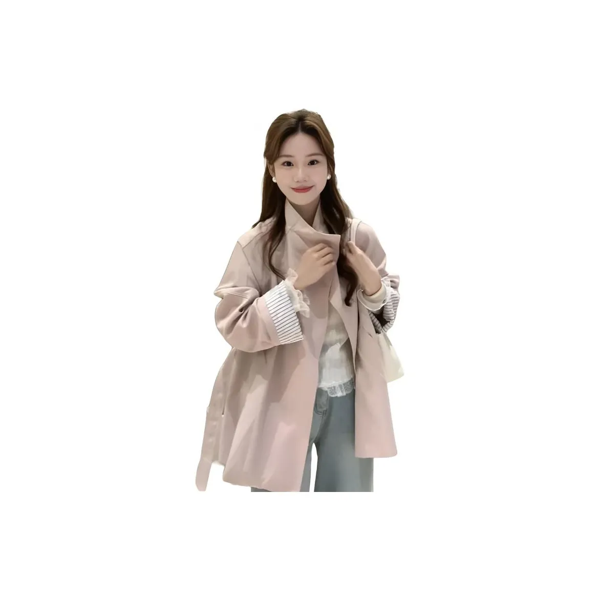 BONAS Розовое Женское Пальто