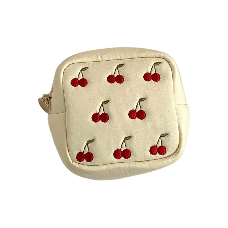 RULINSHI Вишня Мелочь Кошелек Санитарные Пачки Пачки для прокладок Сумки для косметики и туалетных принадлежностей