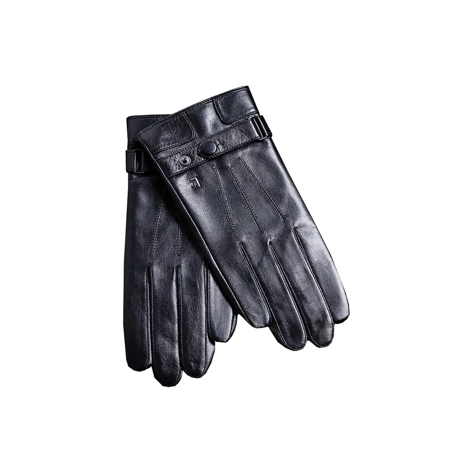 PIERRE CARDIN Овчина Перчатки Мужские Черные