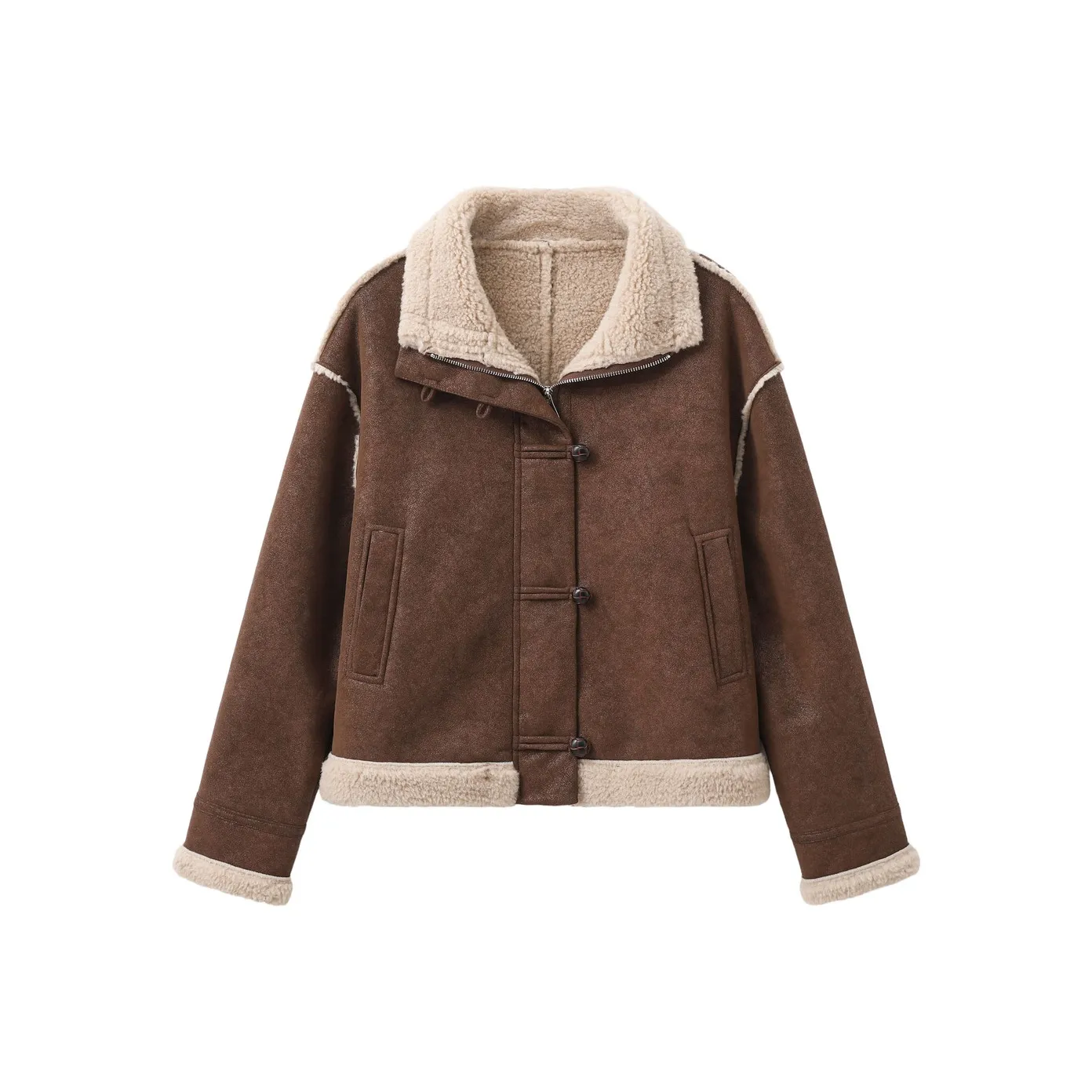 Another Alley Укороченное пальто женское