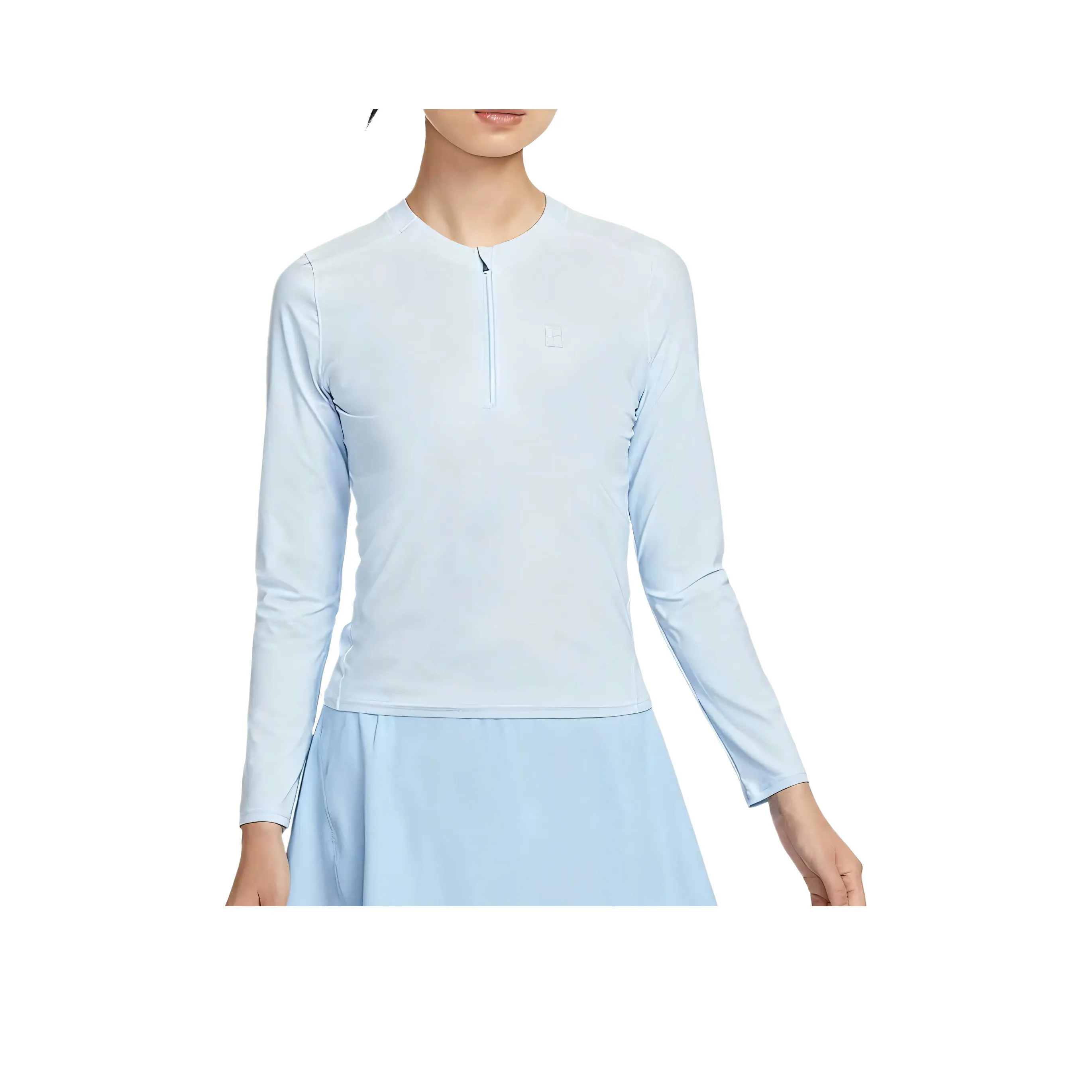 Nike Court Advantage Теннис Топ Женские Небесно-голубой Камень