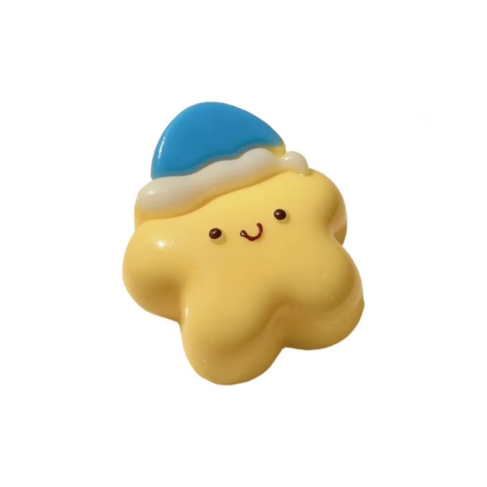 LISA Тактильный Сон Кап Сияние Stress Relief Toy Улыбка Пять Заостренных Звезды Squeeze Press Веселье Игрушки