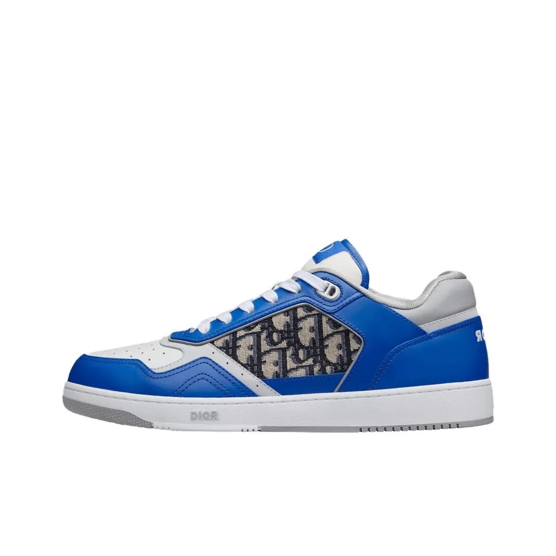 DIOR B27 Skateboard Shoes Men Low Top Blue Gray White