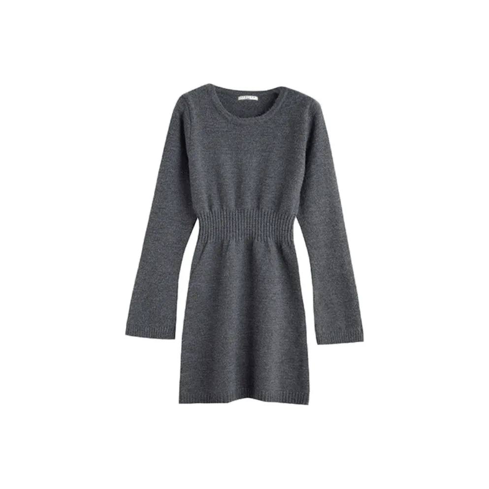 Tonlion Длинное платье с длинными рукавами женское