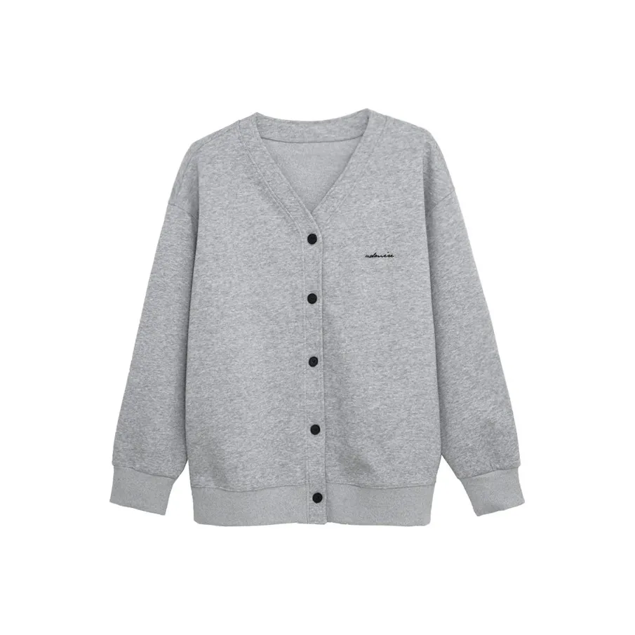 UNSPECIFIED Черный Свитшот с Застежкой Кардиган Женские