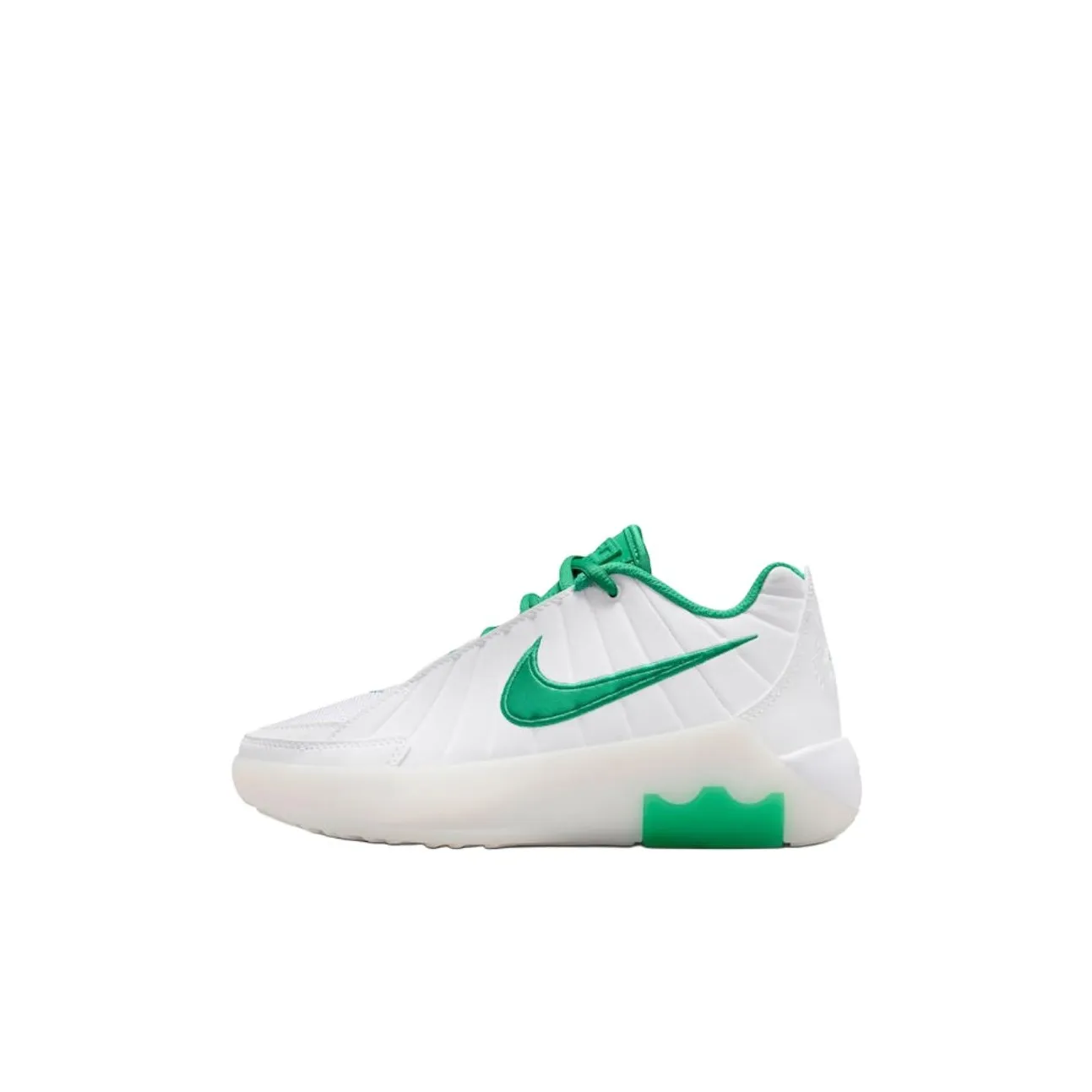 Nike LeBron Witness 9 Low Топ Детские Баскетбольные Кроссовки Белый Зеленый Унисекс