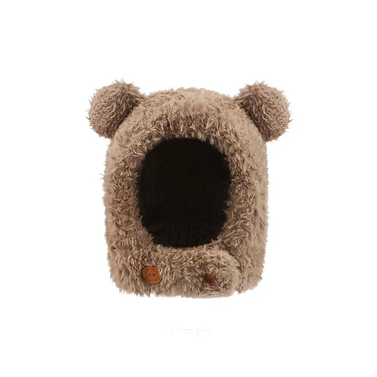 YOUWEI Полиэстер Fashion Versatile Большая окружность головы Тонкий Face Капюшоны и плюшевые шапки Унисекс