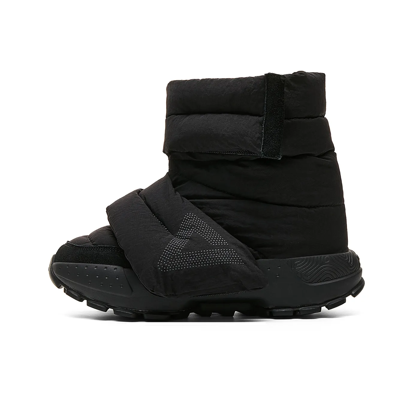 PEAK Taichi Высокий Топ Слайд-он Обувь Амортизация Rebound Увеличение Высоты Противоскользящая Повседневная Обувь Женская Чисто Черный