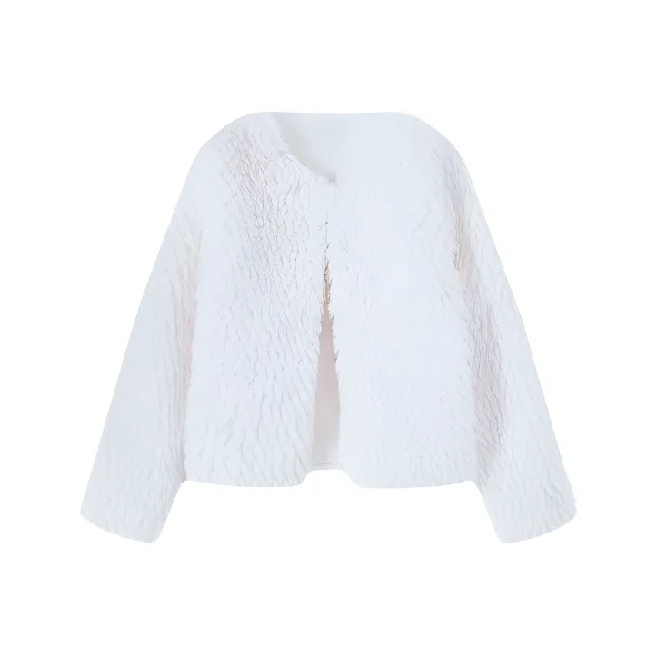 ZEKIKO STUDIO Белый Женские Меховые изделия