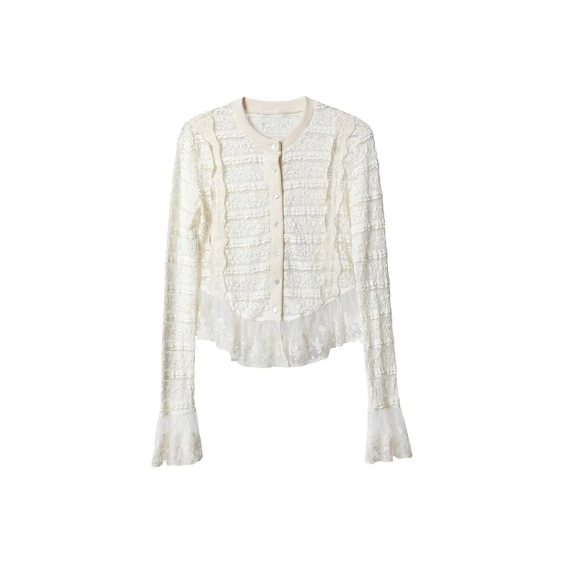 Tonlion Абрикос Женские Рубашки