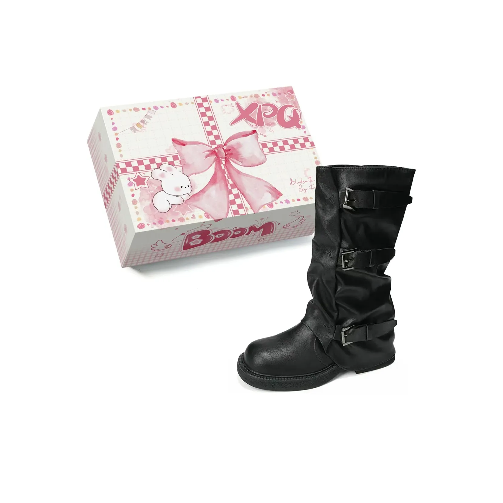 XPQ Женские высокие сапоги на колено