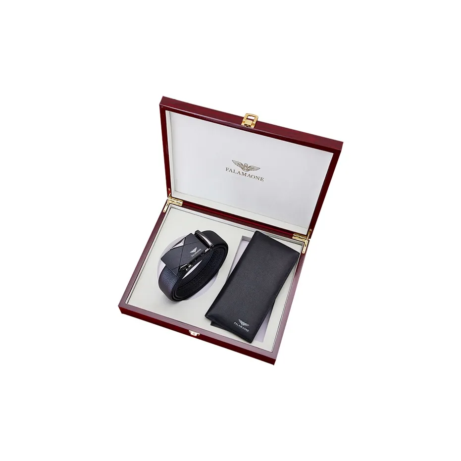 FALAMAONE Ремень из натуральной коровьей кожи мужской ширина 3,5 см