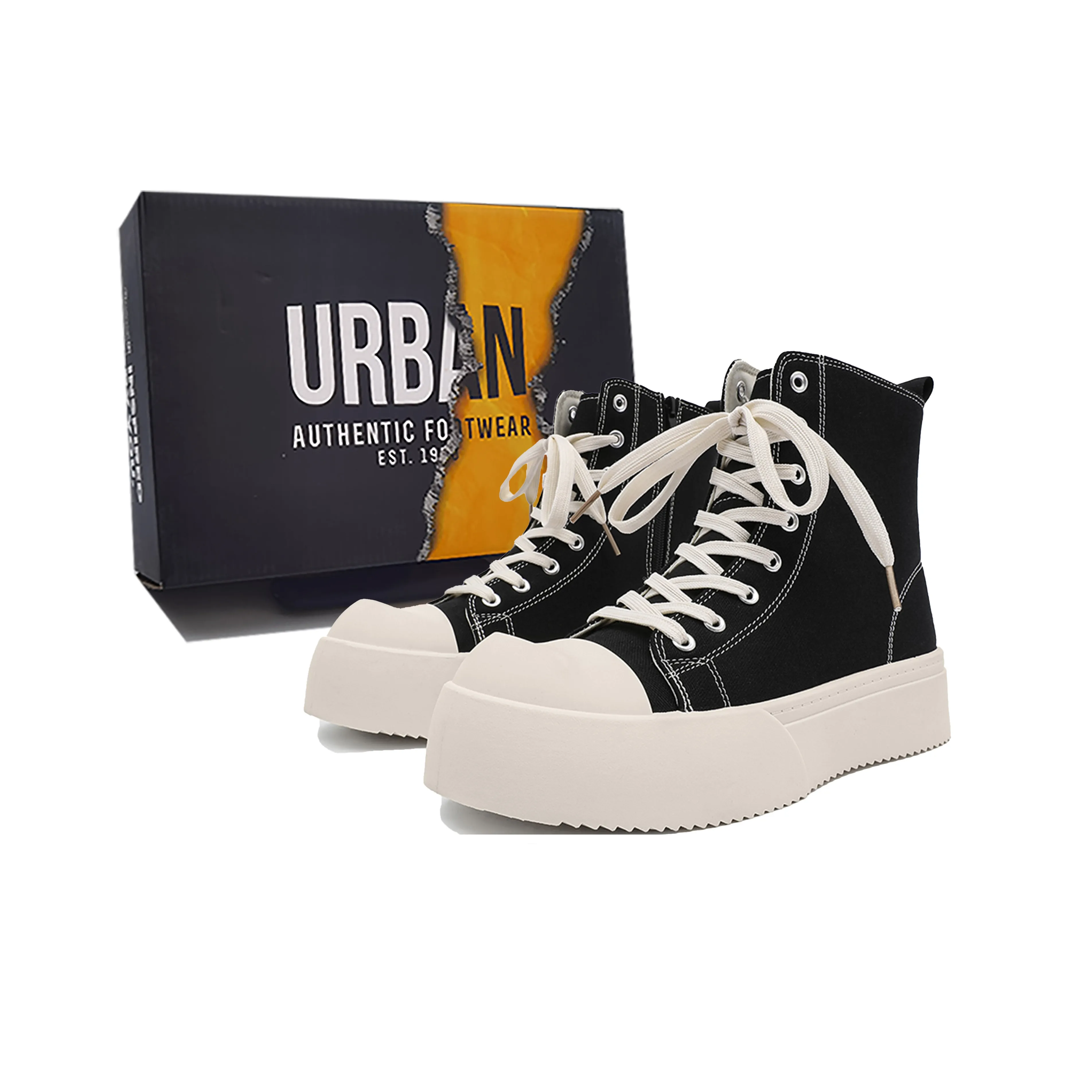 URBAN AUTHENTIC Износостойкий Дышащий Легкий Высокие Кеды Мужские