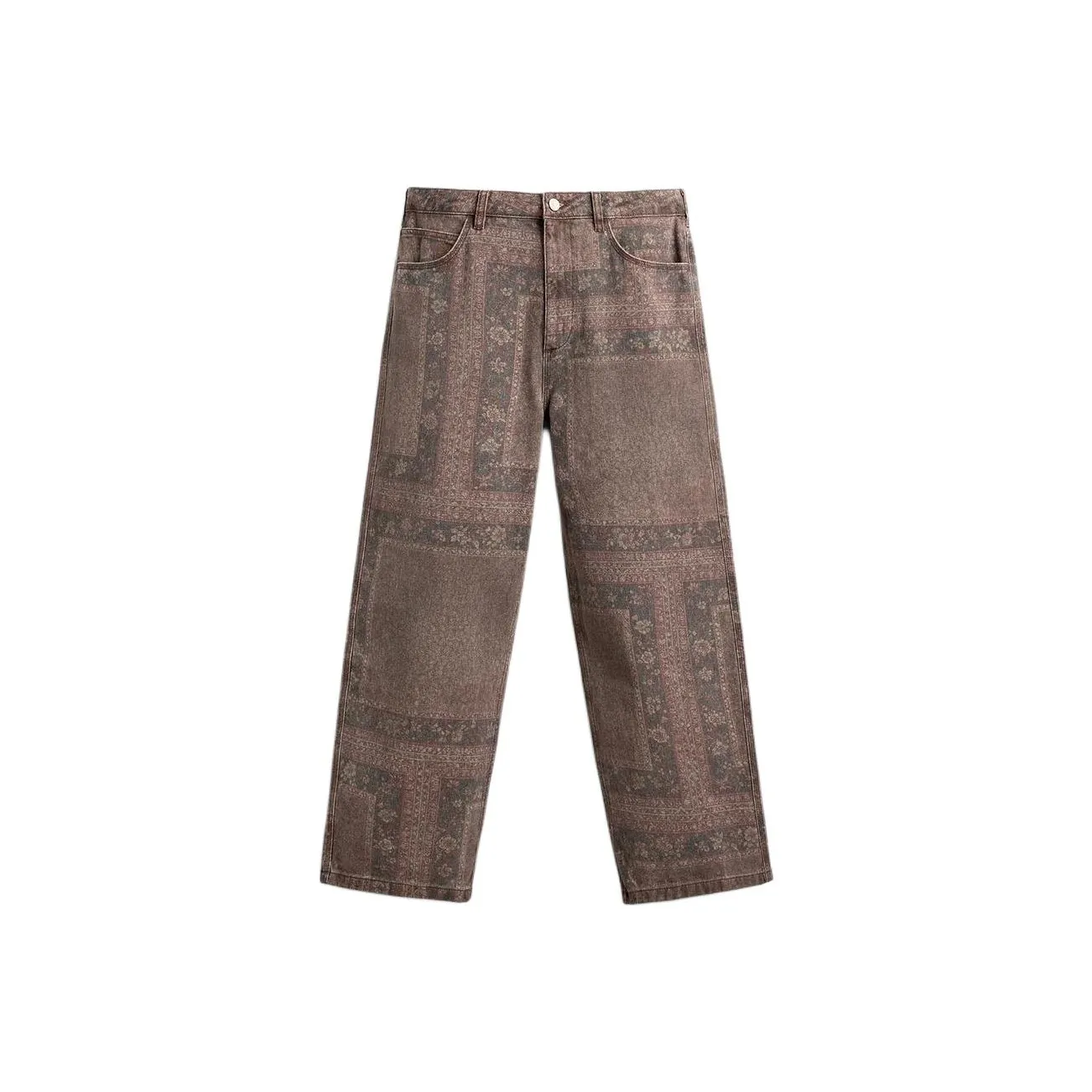 ZARA С принтом Мужские Повседневные Штаны