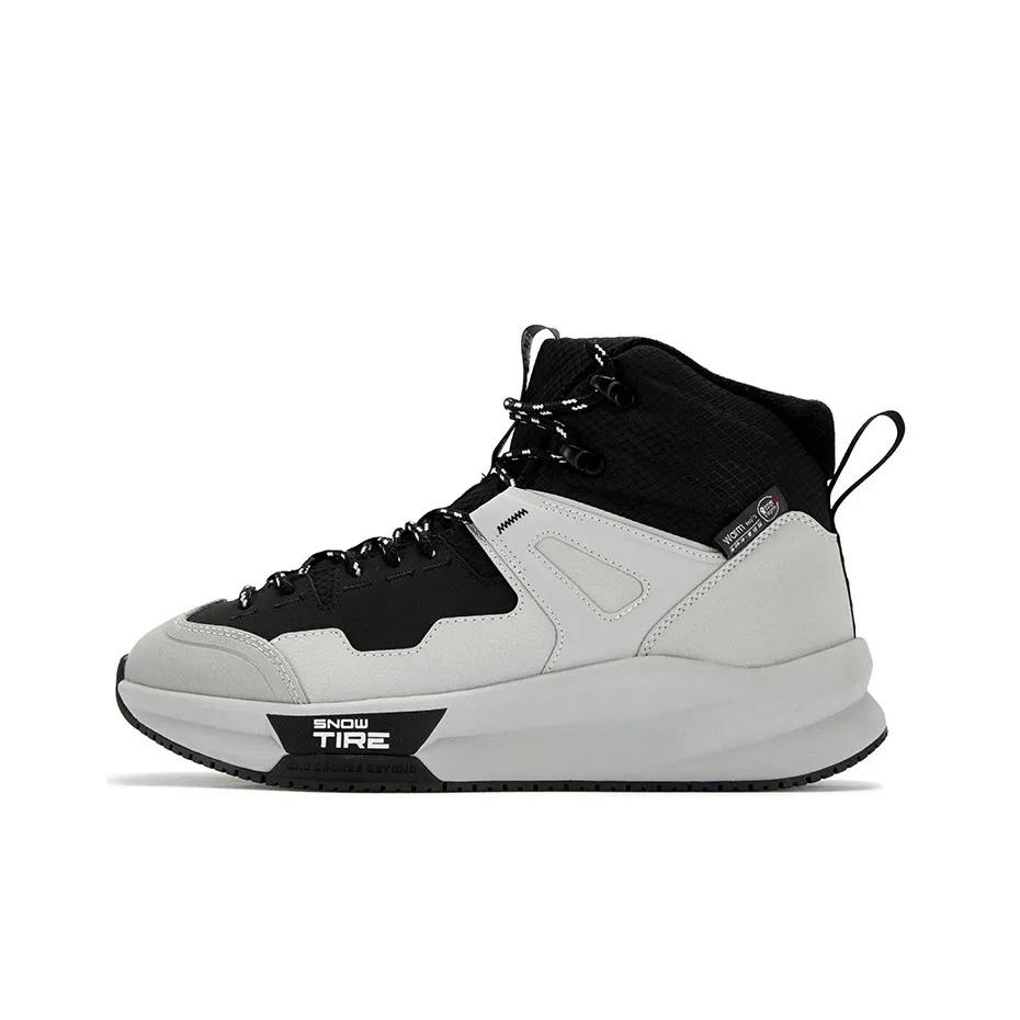 361° Journey Термический Амортизация Устойчивый к истиранию Противоскользящий Высокий Топ Повседневная Обувь Мужская Черный Серый