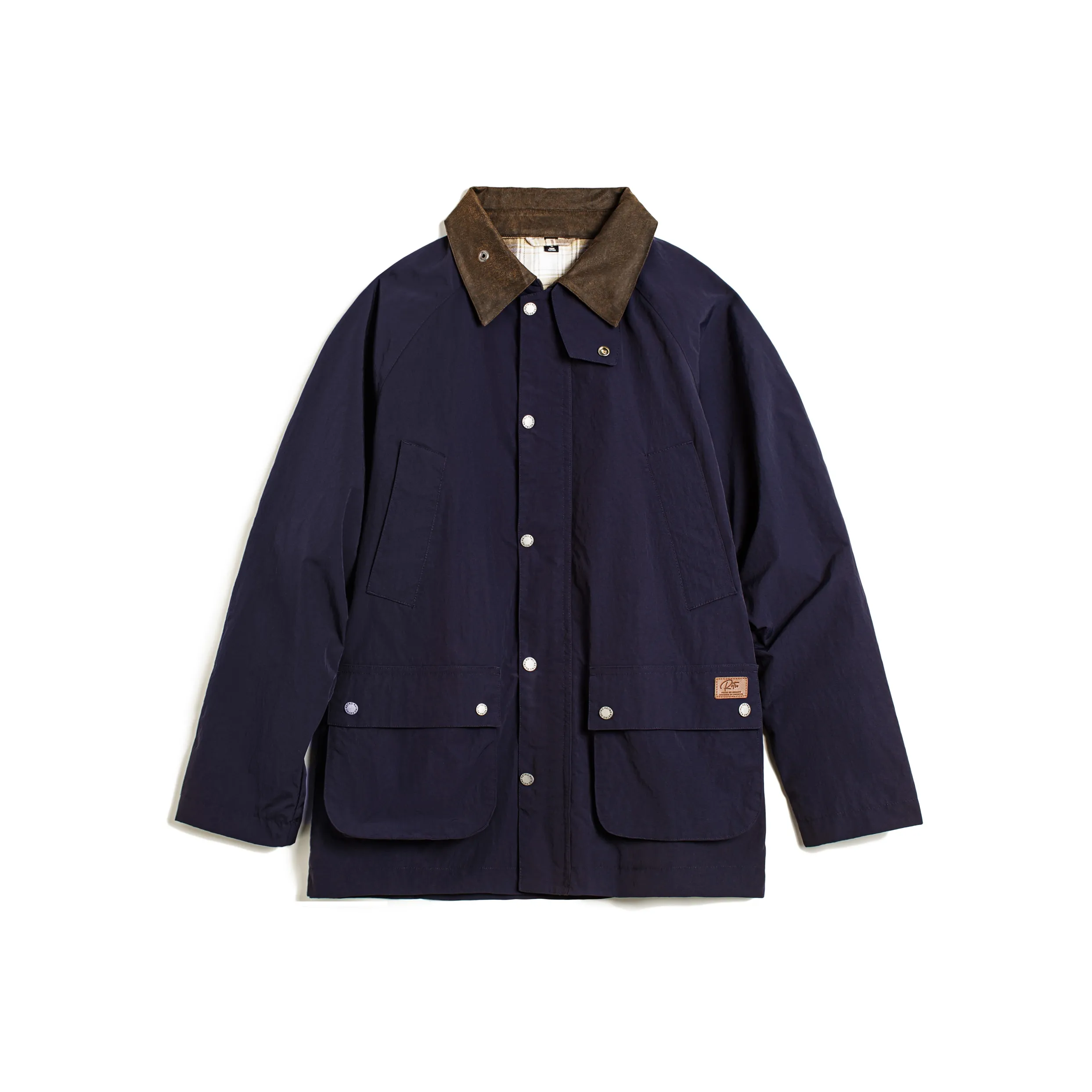 MADEN Морской Синий Мужской Тренч