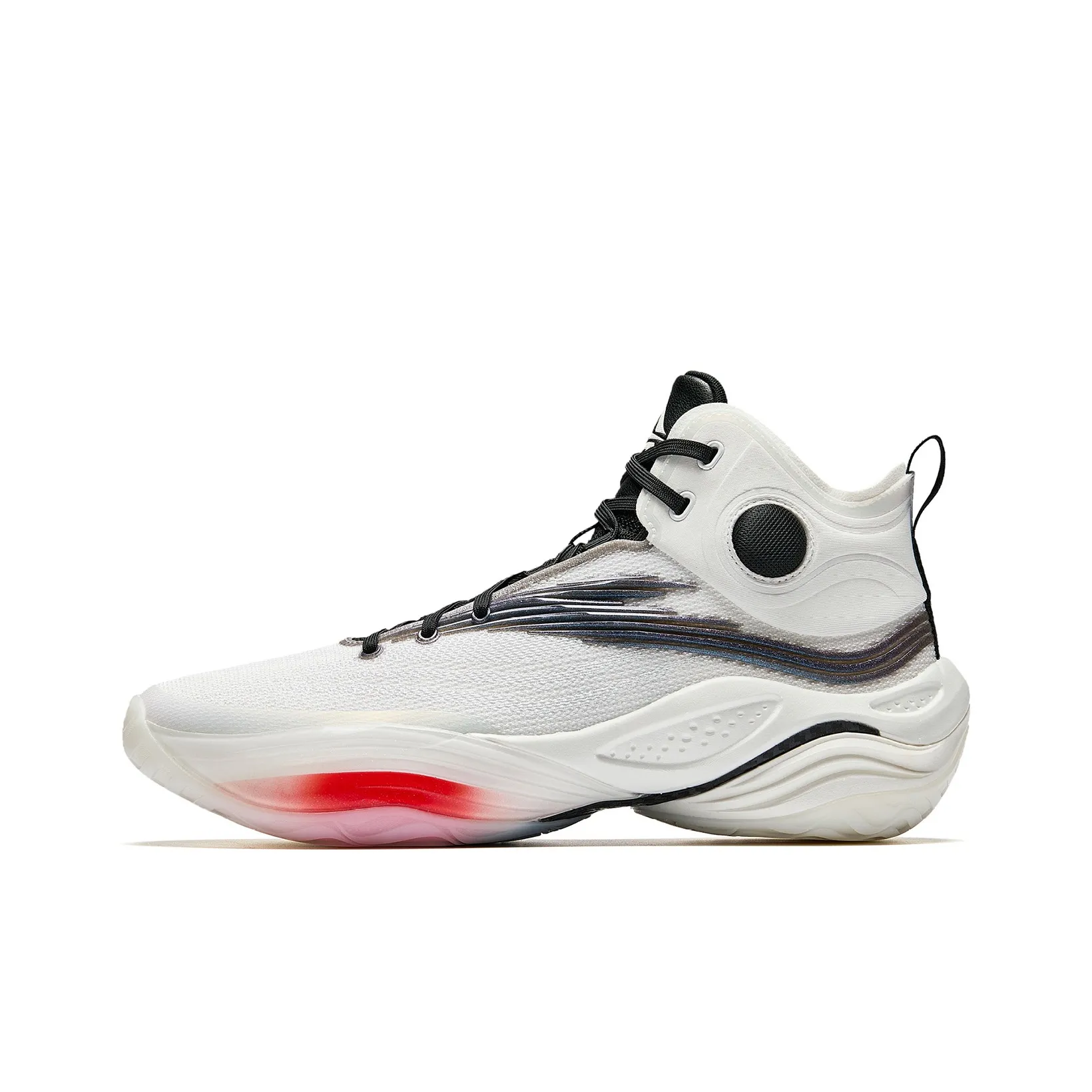 ANTA Баскетбольные кроссовки Мужские Папирус Белый Основной Черный