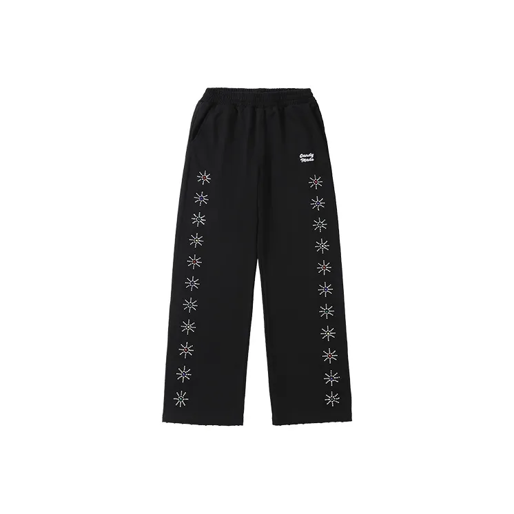 Candymade Haus Черные Унисекс Вязаные Спортивные Штаны