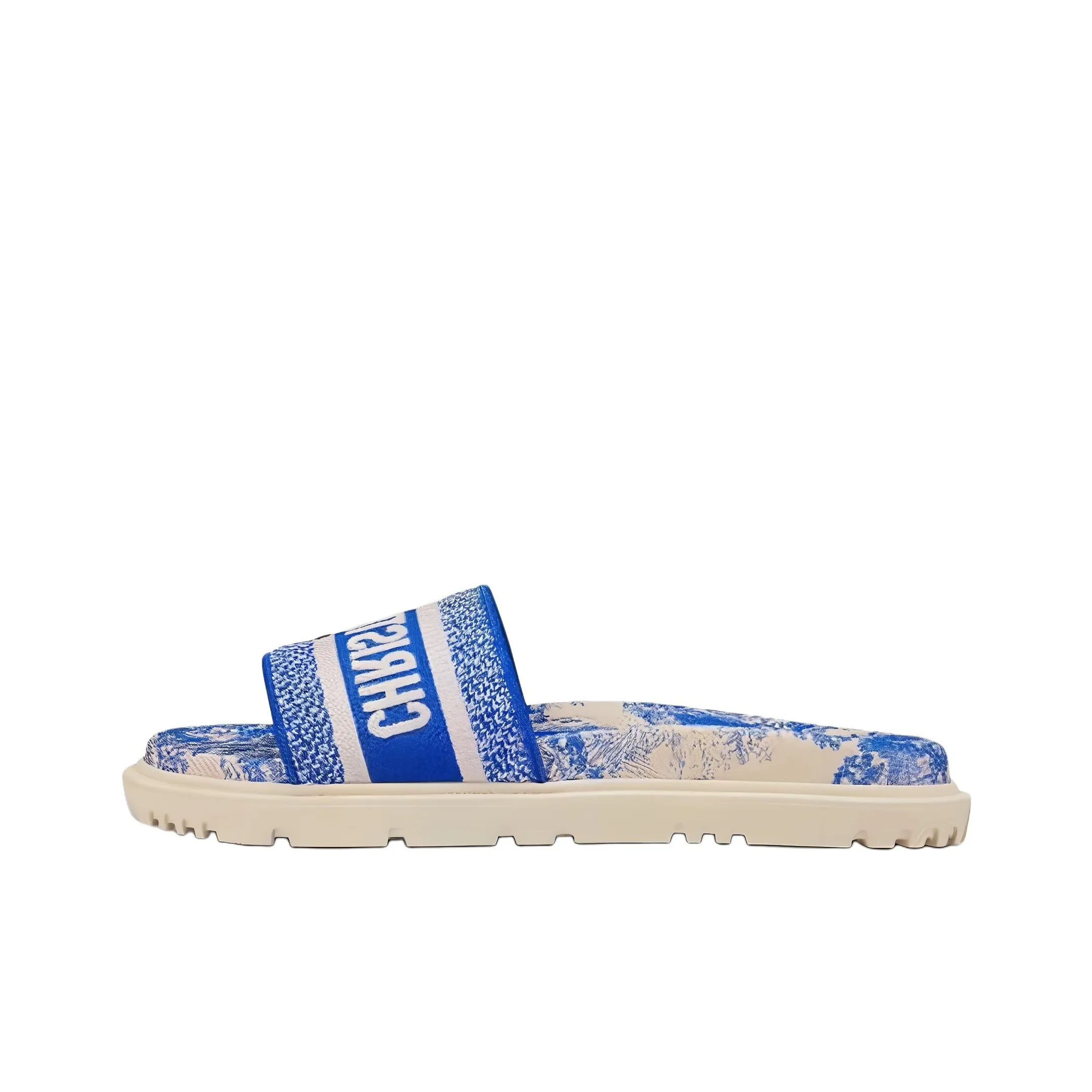 DIOR Dway Slide Slippers Women's Bright Blue