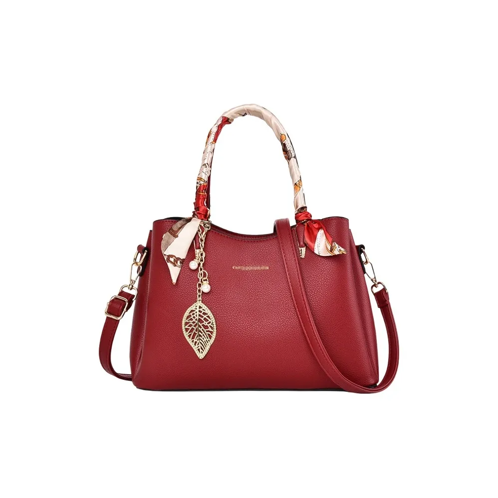 ORANGE BEAN ПУ (полиуретан) Сумка Стандартная Женская Красная Черная Экрю