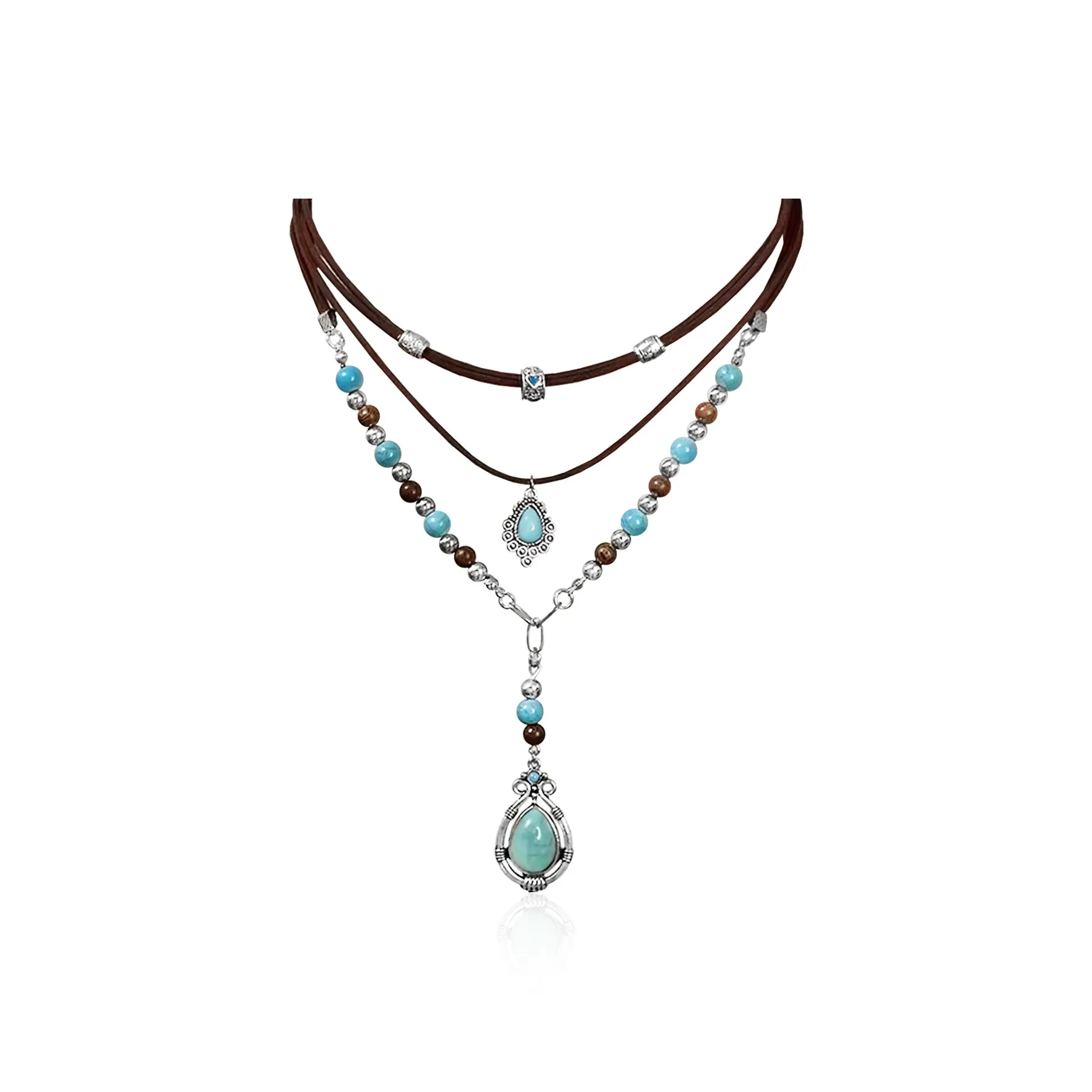 DVNRR Смола Ожерелья Женские