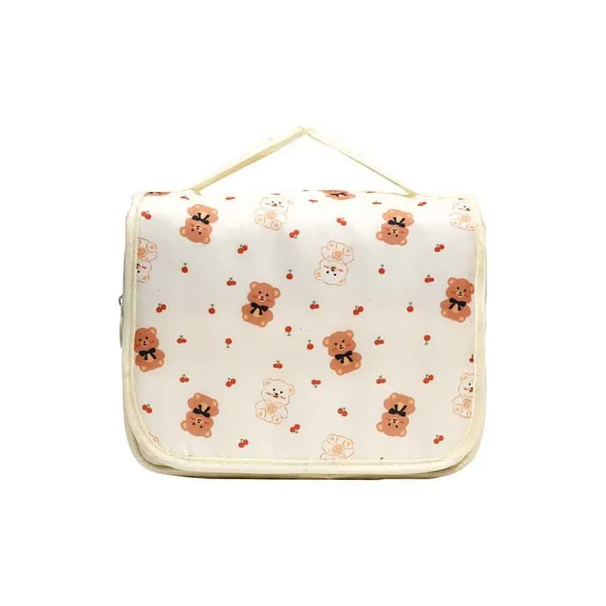 RULINSHI Мультяшный Большой Объем Мокрое Сухое Разделение GOOD Looking Hooks Портативный Сумка для хранения Макияжа Сумка для туалетных принадлежностей