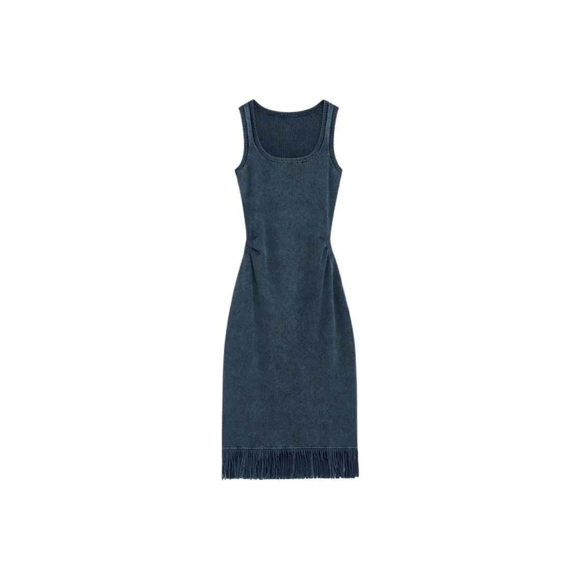 BEBE Джинсовый синий Женские Платья без рукавов