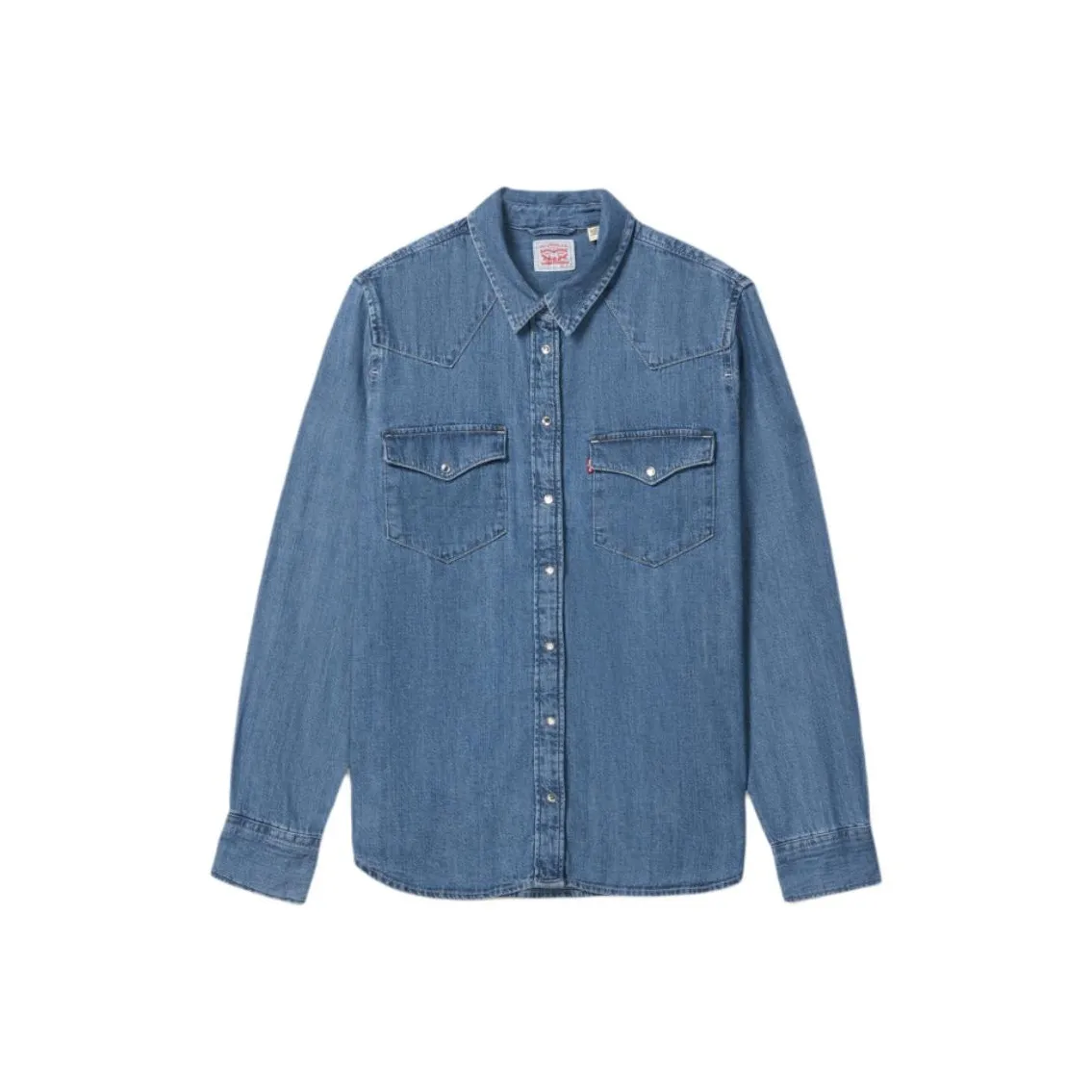 Levis Средне-голубые Женские Рубашки