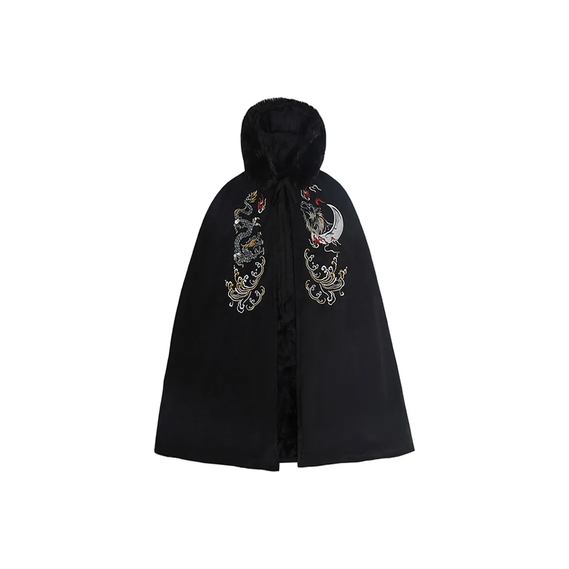 Huan Feather Черный мужской Ханьфу