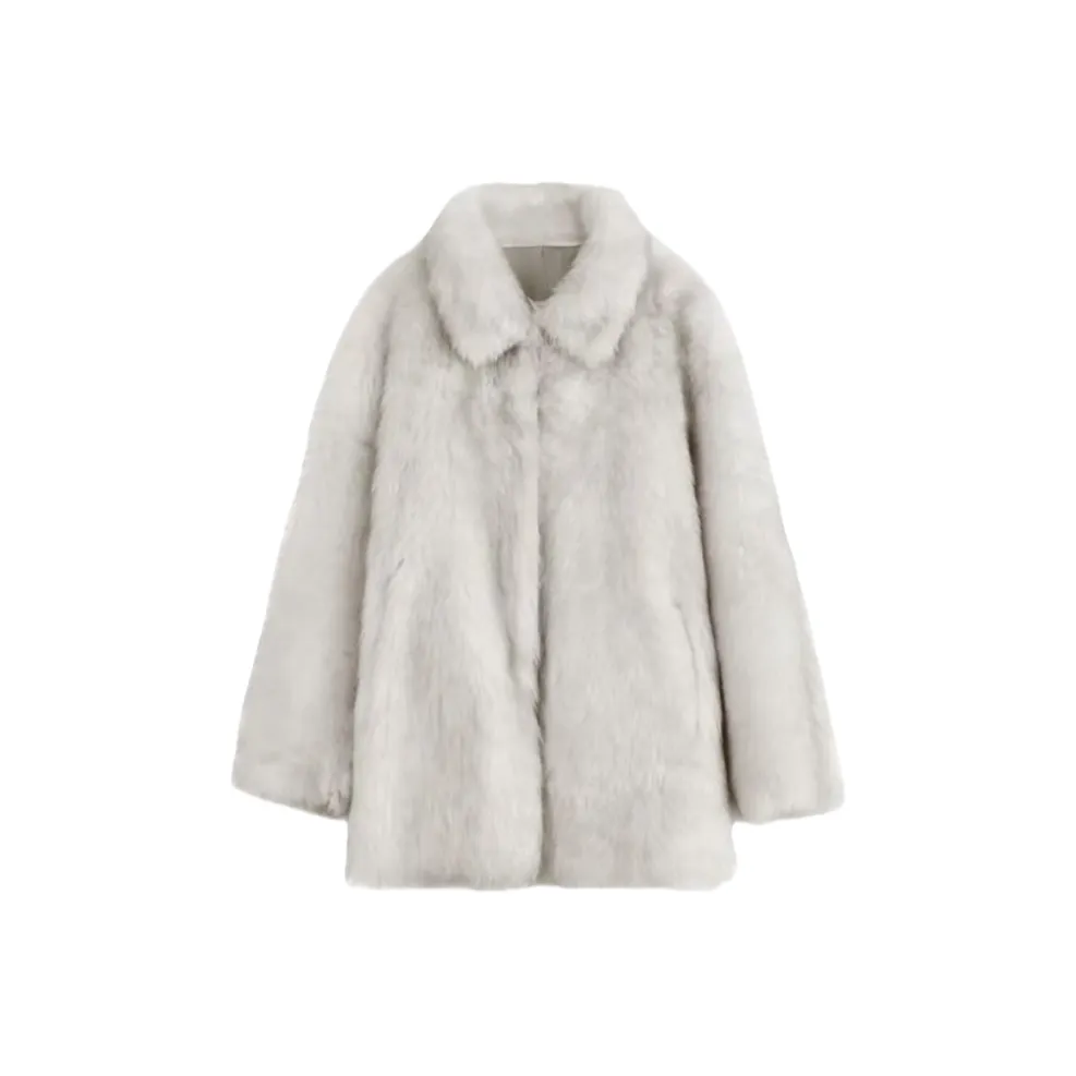 ZEKIKO STUDIO Белый Женские Меховые изделия