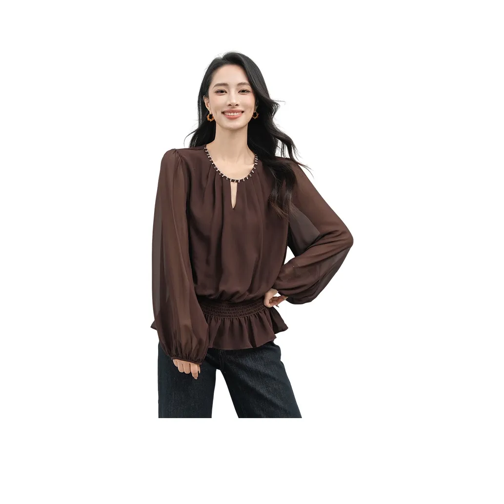 Shavani Осенний Универсальный Рубашка Женские